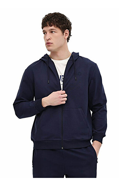 lumberjack 102064454 6M MB SN72 Lacivert Erkek Zip Ceket