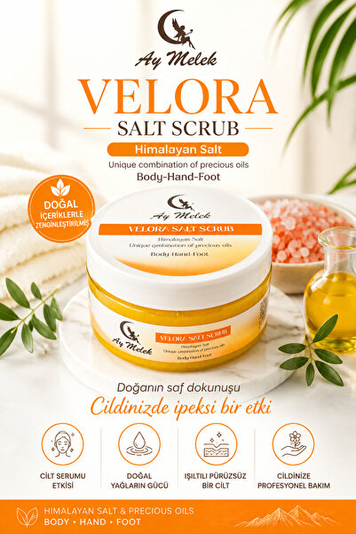AYMELEK Sleek Body Scrub Besleyici Arındırıcı Nemlendiricili Vücut Peelingi E...