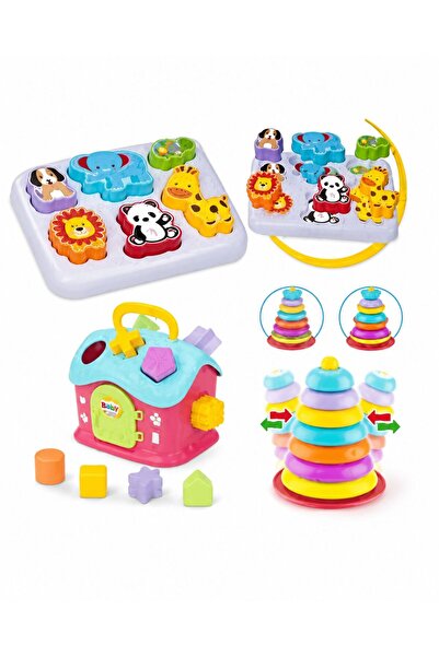 SAZE Bebek Bultak Ev+sallanan Halkalar+dede, Sevimli Hayvanlar Bultak+zeka Ge...