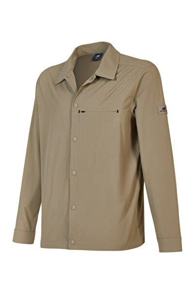 New Balance MNJ1606-MBM NB Lifestyle Men Jacket Bej Erkek Spor Ceket