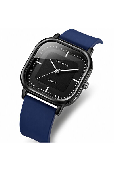 Geneva Ceas Bărbați Elegant – Curea Albastră, Design Modern Premium, Cadou pe...