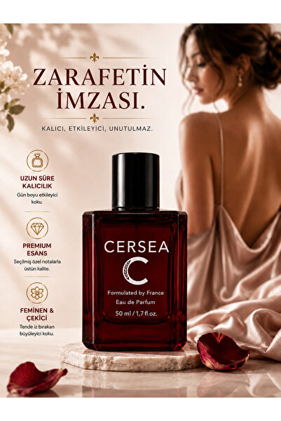 CERSEA Afrodızyak Etkili Kadın Parfüm EDP 50 ml – Gündüz ve Gece Kullanıma Uygun