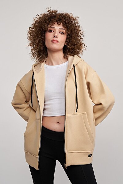 Mbey Full Zipper Hooded Sweatshirt