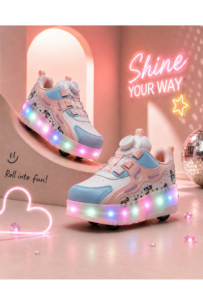 ROCKY PATENLİ IŞIKLI SPOR AYAKKABISI & TEKERLEKLİ SNEAKERS