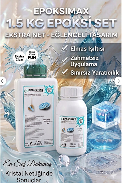Epoksimax Aksesuar Ve Hobi Epoksi Reçine 102 Fun 1,5 Kg
