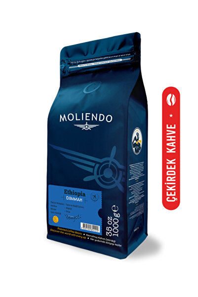 Moliendo Finest Coffee قهوة إثيوبيا جيما المحلية (قهوة حامضة) 1000 جرام