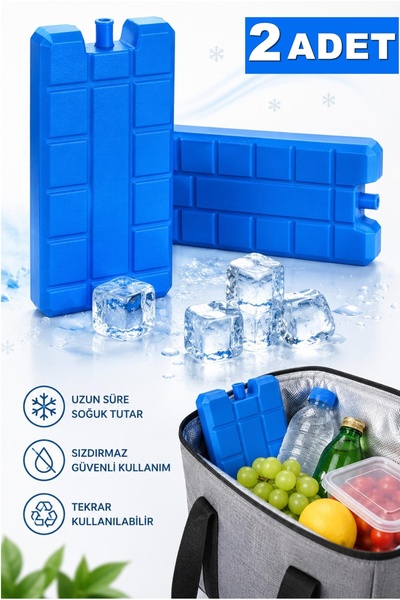 Kitchen Beauty 2 Adet Akü Extra Soğutma Özelikli Jel Sıvılı 400ml Kaset Termo...