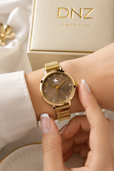 DNZ Watch Store Yaylı Kordonlu - Retro Kadın Kol Saati