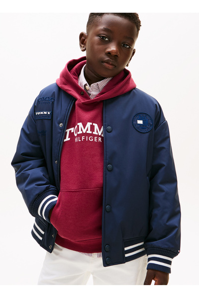 Tommy Hilfiger Bomber, 12 Yaş, Lacivert