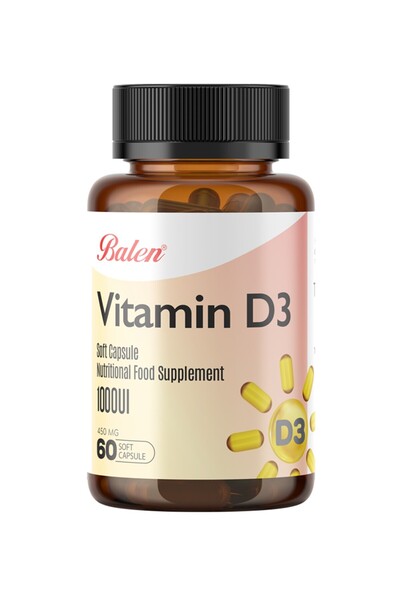 Balen VİTAMİN D3 YUMUŞAK KAPSÜL 450 MG*60