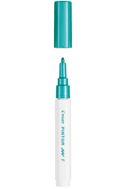 Pilot Marker cu vopsea metalică, vârf rotund F 1.0 mm, verde