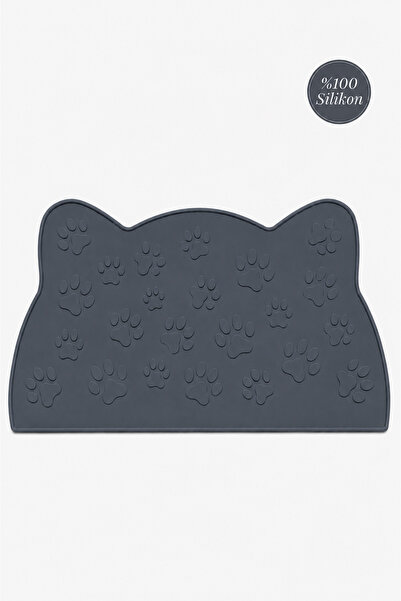 Siliconly %100 Silikon Kokusuz Plastik ve Pvc İçermez Kedi Beslenme Paspası K...