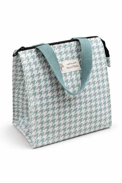 YOYOSO Green Goose Feet Pattern Thermal Insulated 4L Capacity Item Food Bag