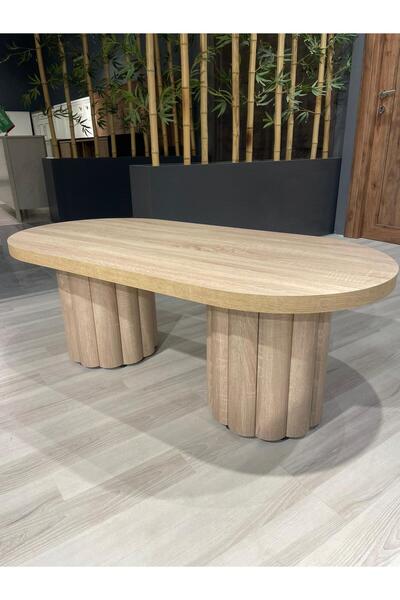 Lisso Home Atina Oval Oak Orta Sehpa 119x59
