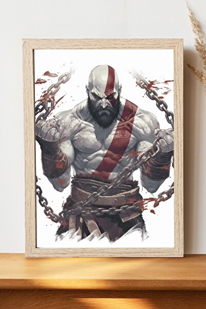 Luna Marissa Αφίσα Kratos God Of War - Αφίσα τοίχου από γυαλιστερό χαρτί χωρί...