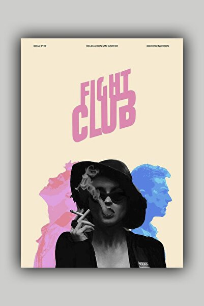 Luna Marissa Αφίσα Minimal Fight Club - Αφίσα τοίχου χωρίς πλαίσιο