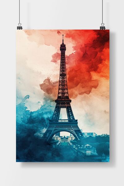 Luna Marissa Poster Turnul Eiffel Poster de perete fără cadru