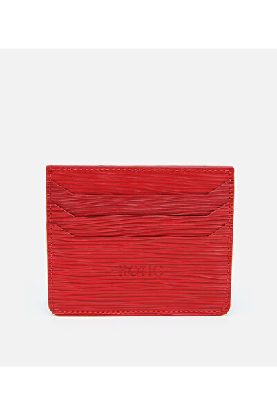 Hotiç Women's Leather Red Wallet