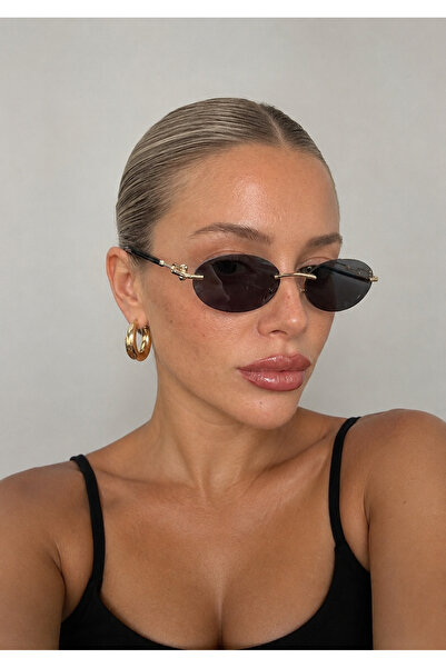 Goldmine Unisex Premium Toffy Güneş Gözlüğü UV400 Siyah