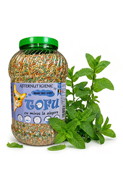 Vitamix Tofu ecoMiau – Asternut biodegradabil si pentru pisici, Menta, 8 Litri
