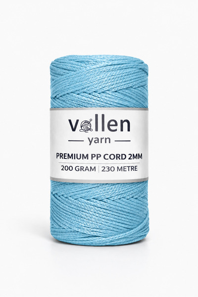 vollen yarn Премиум полиестерна макраме връв 2мм, макраме връв, макраме, супл...
