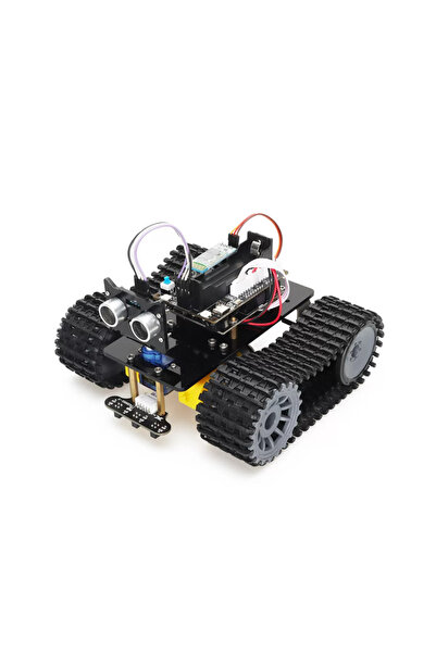 Fuchsia Arduino Robot Araba Kiti 2WD Paletli 38in1 STEM Eğitim Seti Bluetooth...