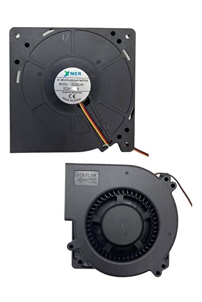 Arduino 120x120x32mm 24V 0.60A 3P Salyangoz Fan