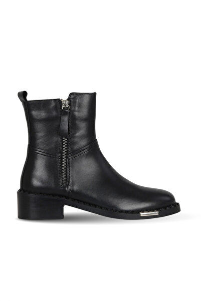 Bueno Shoes حذاء بكعب نسائي من الجلد الأسود 33wb34020