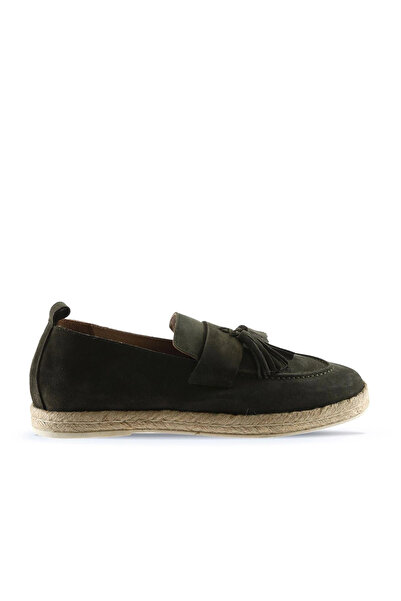 Bueno Shoes Pantofi casual pentru bărbați din piele intoarsa kaki 01ms12702