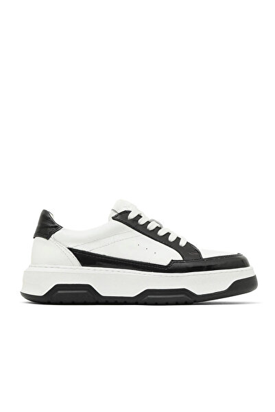 Bueno Shoes Pantofi sport de damă din piele neagră strălucitoare 16wa8223