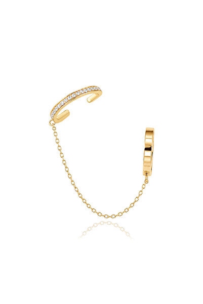 İzgi Kuyumculuk Elara Zincirli Ear Cuff