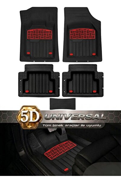Alberto Rossi Fiat Doblo Maxi KOLTUKLU 2007 Model Uyumlu Enerox KIRMIZI 5D Ha...
