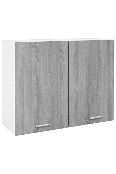 Concept Dulap suspendat, gri sonoma, 80x31x60 cm, lemn prelucrat