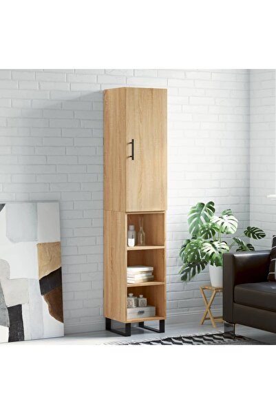 Concept Dulap înalt, stejar sonoma, 34,5x34x180 cm, lemn prelucrat