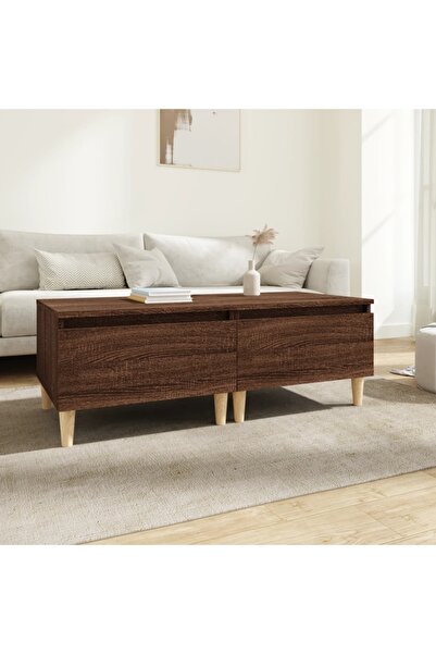 Concept Mese laterale 2 buc. stejar maro 50x46x35 cm lemn compozit