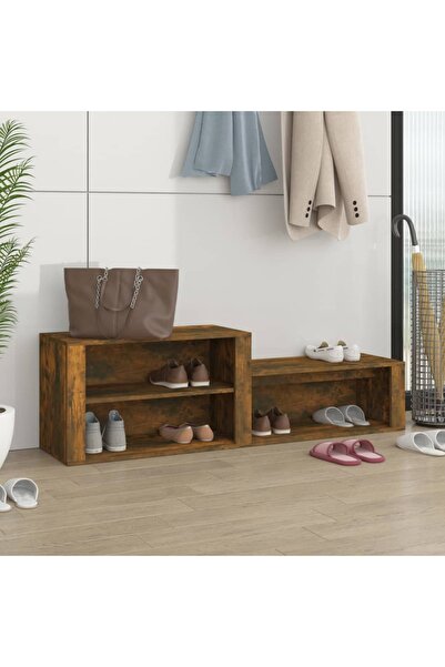Concept Pantofar, stejar fumuriu, 150x35x45 cm, lemn prelucrat