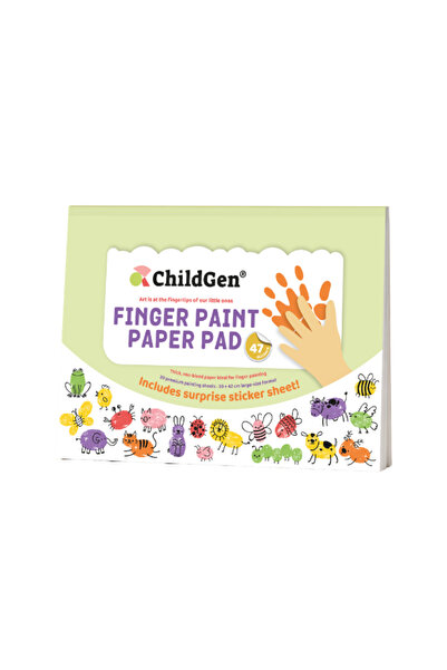 ChildGen Parmak Boya Resim Defteri (Finger Paper Pad)