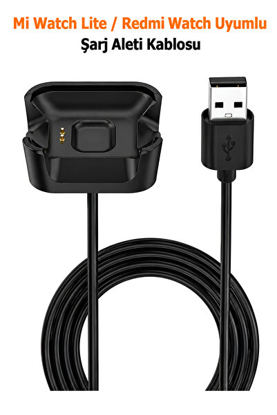 Dexmon Mi Watch Lite /Redmi Watch Uyumlu Usb Manyetik Akıllı Saat Şarj Kablos...