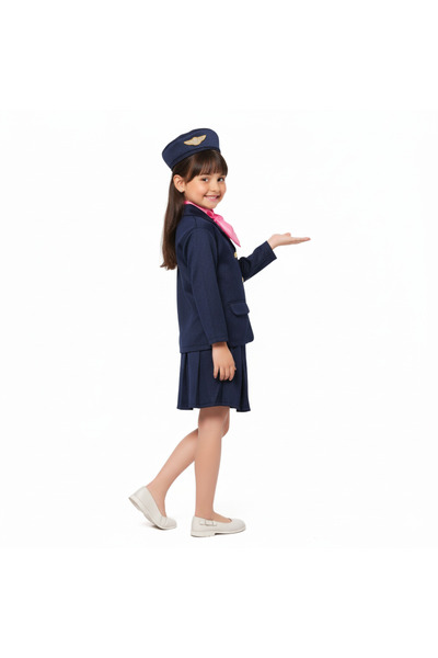 OULABİMİR Stewardess Costume Children's Outfit