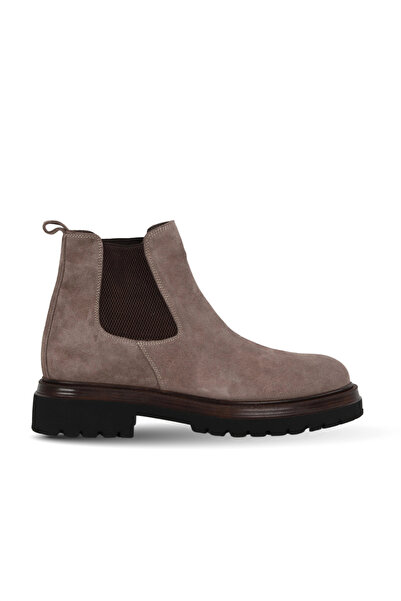 Bueno Shoes Mink Suede Men's Flat Boots 34Mb22508