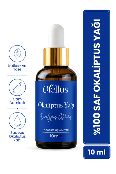 Orellus زيت الأوكالبتوس نقي 100% وخالي من الإضافات 10 مل