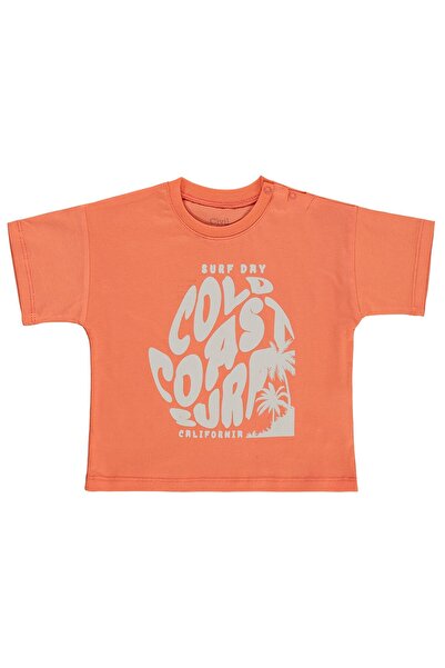 Civil Baby Μπλουζάκι Surf Day με στάμπα για 6-18 μήνες - Κόκκινο 12-18 μηνών
