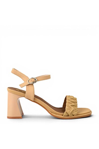 FORMAZIONE Sandale casual, damă, FORMAZIONE, 49001 bej, piele, toc 39