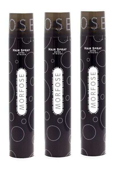 Morfose Extra Strong Saç Spreyi 400 ml - 3 Adet