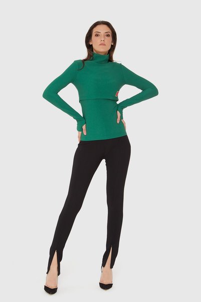 kiwebuy Boğazlı Crop Top Ve Atlet Takım
