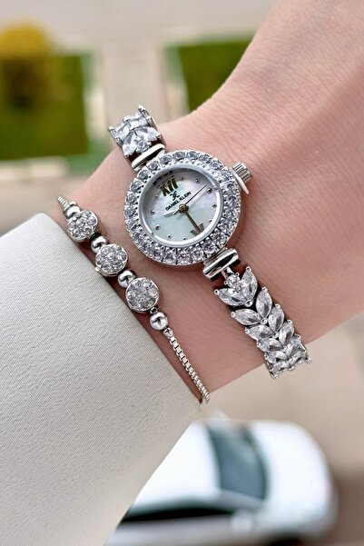 Daniel Klein Silver Color 22.5 mm Wedding Dress Model Women's Wristwatch