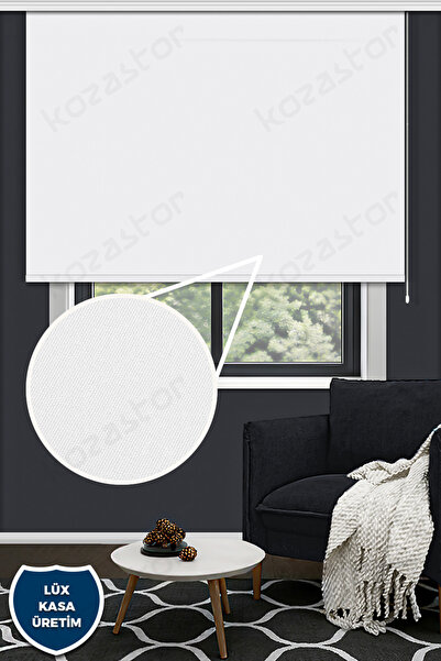 Kozastor Stor Perde Beyaz S511