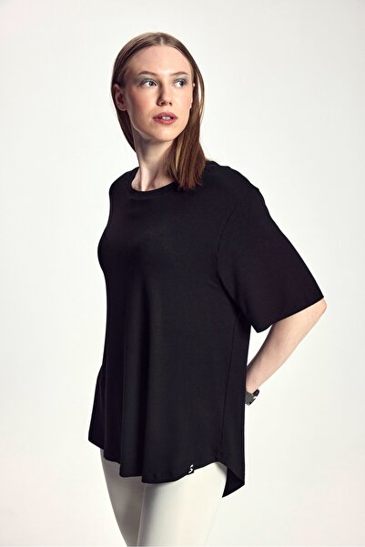 Scorp Tricou BareTouch pentru femei, cu croială confortabilă, din bambus, negru
