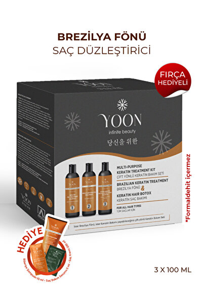 YOON Brezilya Fönü, Saç Düzleştirme & Keratin Botoks, Güçlendirici Ve Besleyi...