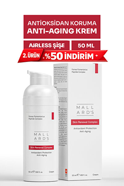Mallards Skin Renewal Complex, Kav Mantarı & Peptide Complex, Yaşlanma Karşıt...